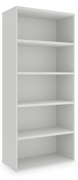 Vysoká skriňa SimpleOffice 80 x 40 x 180 cm, biela