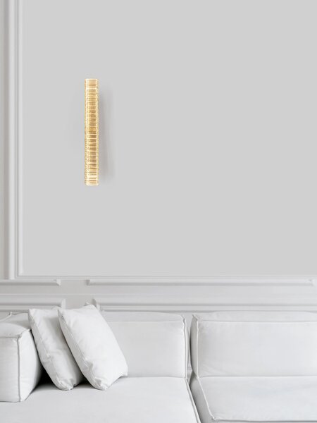 LED nástenné svietidlo Aurelia 12 zlaté – Zlatá