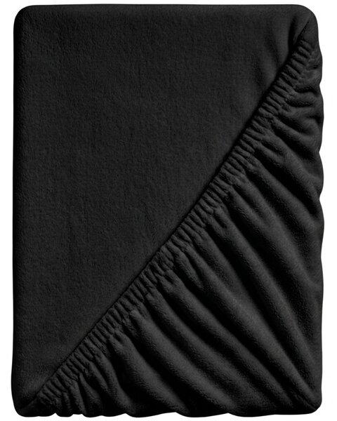 Plachta mikroplyš SOFT 90x200 cm čierna