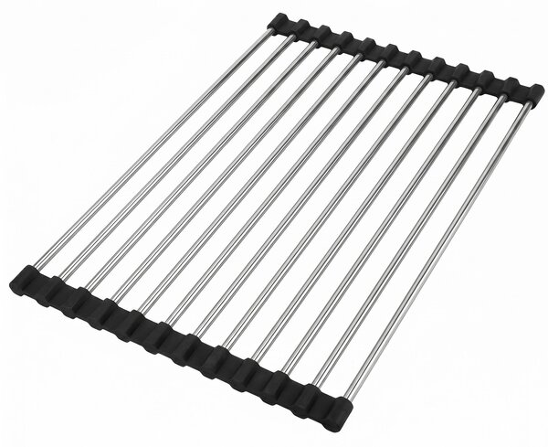 Rolovací odkvapkávač na drez REA P12298 Black
