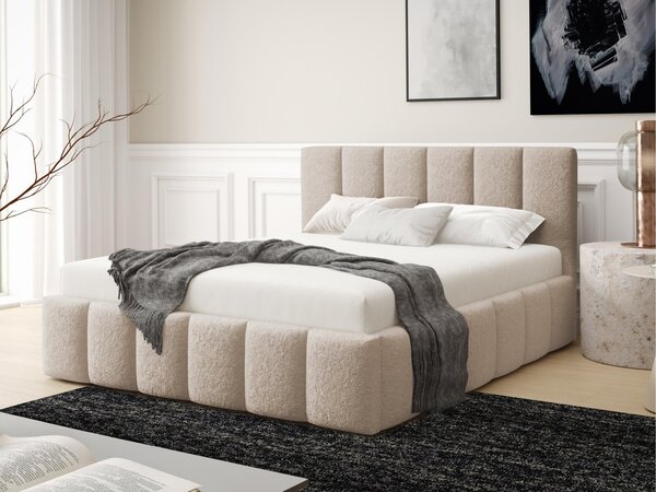 Mirjan24 Čalúnená posteľ s úložným priestorom Taesa Boucle, Rozmer postele: 140x200, Dostupné poťahy: Lambi 04 5903211520808