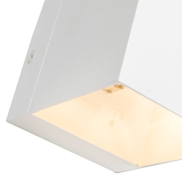 Moderná nástenná lampa biela - Transfer