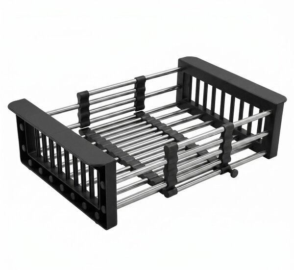 Teleskopický odkvapkávač na drez REA P14487 Black