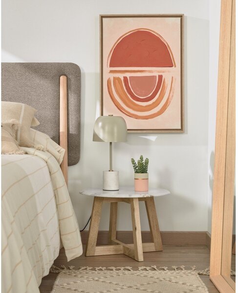 Béžová stolová lampa Kave Home Alish