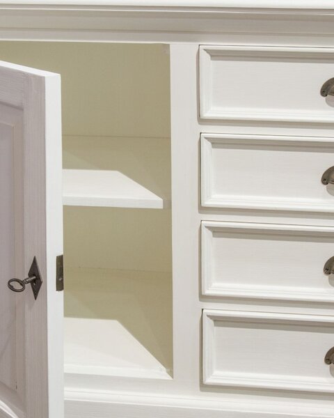 Kredenc Brighton 225 x 45 x 220 cm white