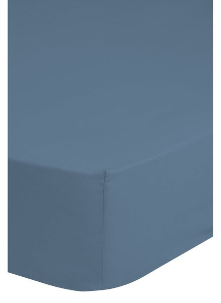 Modrá elastická plachta z bavlneného saténu HIP, 140 x 200 cm