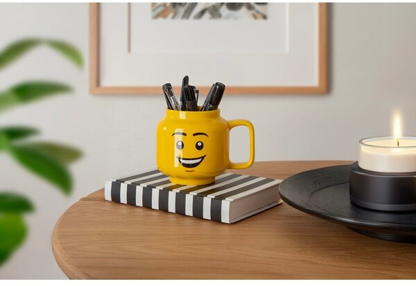 Žltý keramický detský hrnček 255 ml Head - LEGO®
