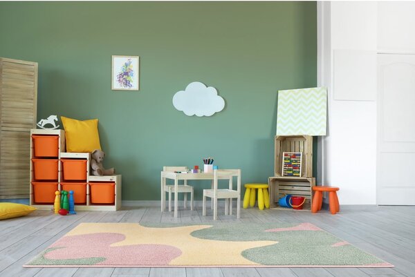 Detský koberec 120x170 cm Hugsy Mint – FD