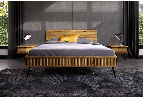 Nočný stolík z dubového dreva v prírodnej farbe Kula - The Beds