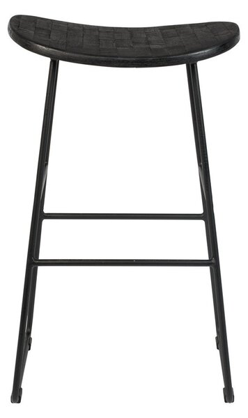 Čierna barová stolička 2 ks (výška sedadla 62 cm) Tangle – White Label