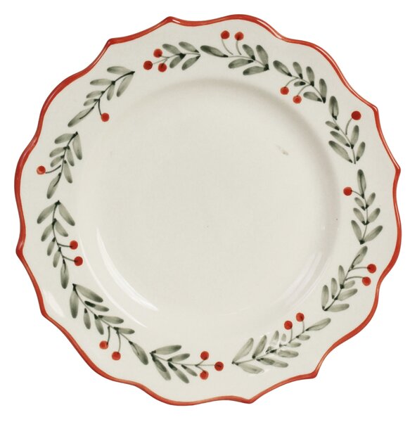 Keramický tanier Esther Lingonberry Ø 21,5 cm