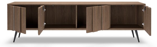 TV skrinka Flaro 184 cm s osvetlením - dub dunin