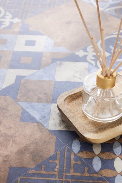 PVC podlaha Tarkett Iconik 260D 27123014 Zaragoza Tile Indigo