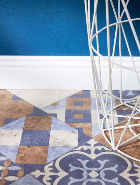 PVC podlaha Tarkett Iconik 260D 27123014 Zaragoza Tile Indigo