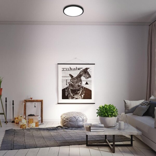Briloner 3709-015 - LED RGBW Stm. stropné svietidlo LED/22W/230V čierna + DO