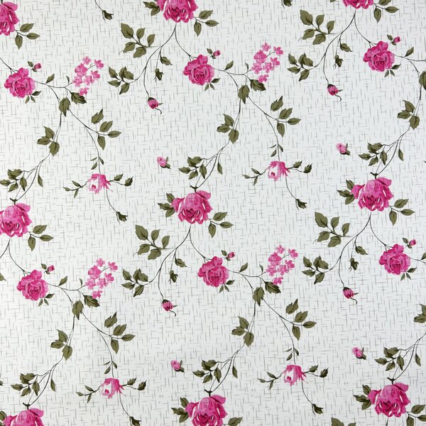 Obrus ​​PVC Mirabella 6980C - Kvety - Role 140cm x 20m