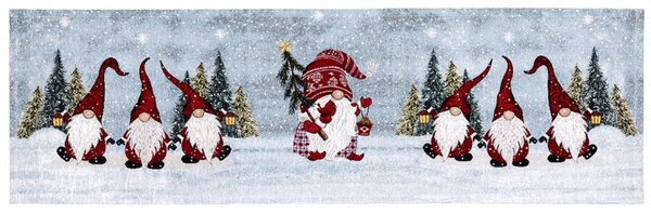 Vianočný gobelínový behúň na stôl Merry Christmas Chenille IT044 Farba Viacfarebná Rozmery 40x130 cm