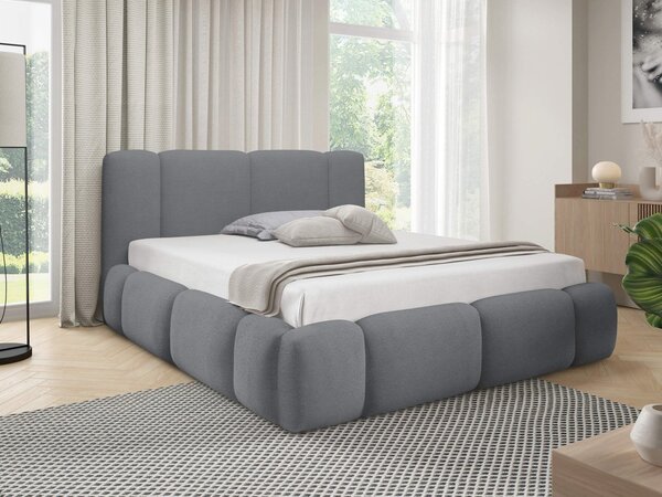 Mirjan24 Čalúnená posteľ s úložným priestorom Kirasti Boucle, Rozmer postele: 140x200, Dostupné poťahy: Lambi 01 5903211521201