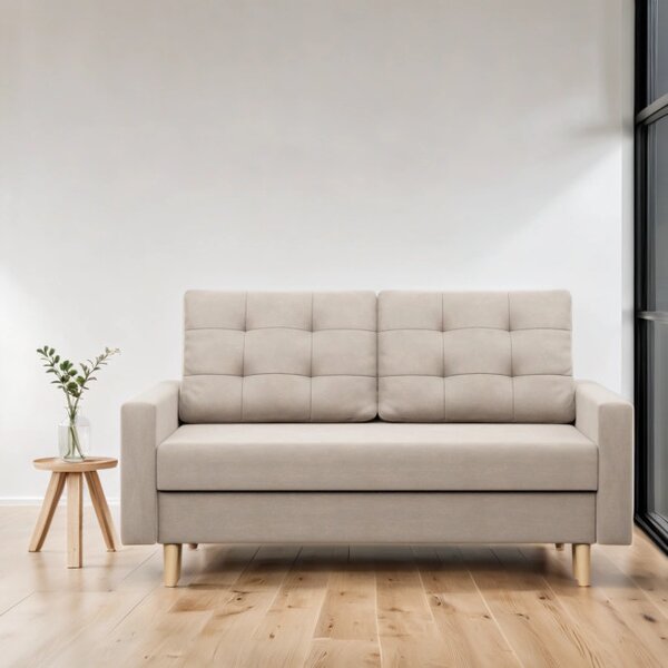 Dvojmiestna pohovka BLANK Elegant rozkladacia, béžová