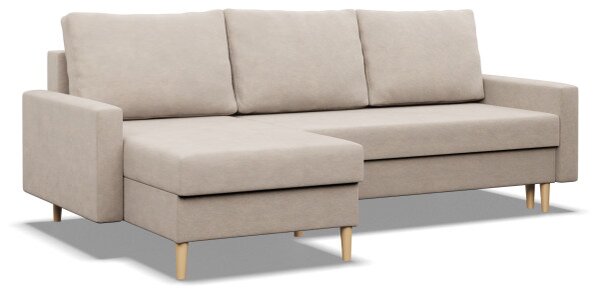 Rohová rozkladacia sedačka BLANK Elegant béžová
