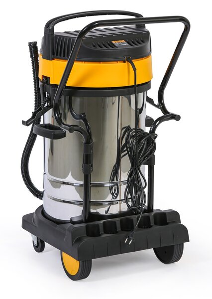 Priemyselný vysávač, suché/mokré sanie, 3000 W, 80 l