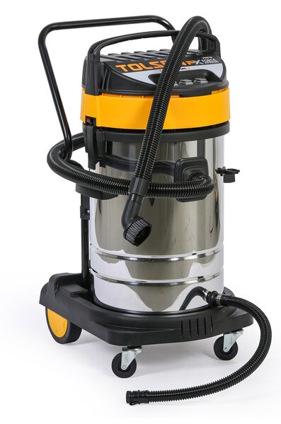 Priemyselný vysávač, suché/mokré sanie, 3000 W, 80 l