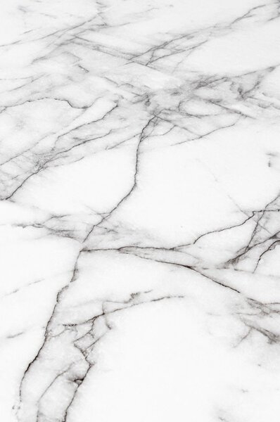 Okrúhly jedálenský stôl s doskou v dekore mramoru ø 110 cm Floris – White Label