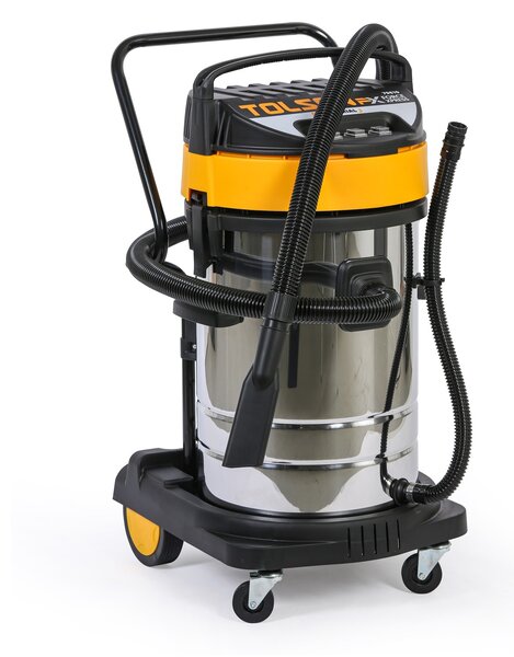 Priemyselný vysávač, suché/mokré sanie, 3000 W, 80 l