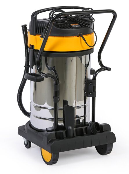 Priemyselný vysávač, suché/mokré sanie, 3000 W, 80 l