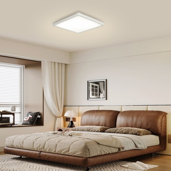 Brilagi - LED Kúpeľňové svietidlo ULTRA SLIM LED/24W/230V 42x42 cm biela IP54
