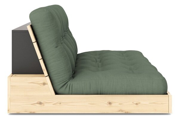 Zelená rozkladacia pohovka 196 cm Base – Karup Design