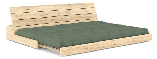 Zelená rozkladacia pohovka 196 cm Base – Karup Design