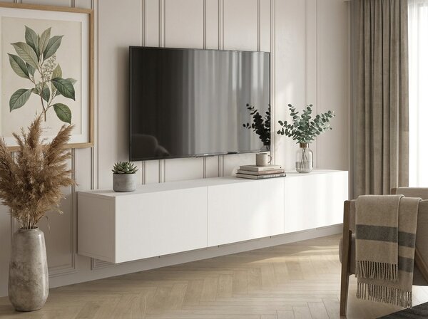 TV stolík NEXIRA 150 cm, biely