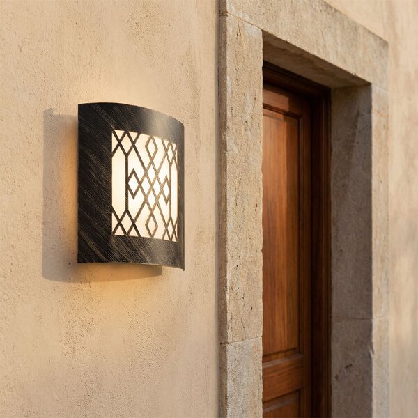 Moderná vonkajšia nástenná lampa hrdzavohnedá IP44 - Emmerald Classic