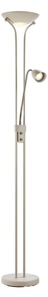 Markslöjd LED stojacia lampa osvetľujúca strop Modu, béžová, na citanie, výška 180, Krémová / jantárovo žltá, Obývacia izba / jedáleň, kov, Zemné bodové svetlo