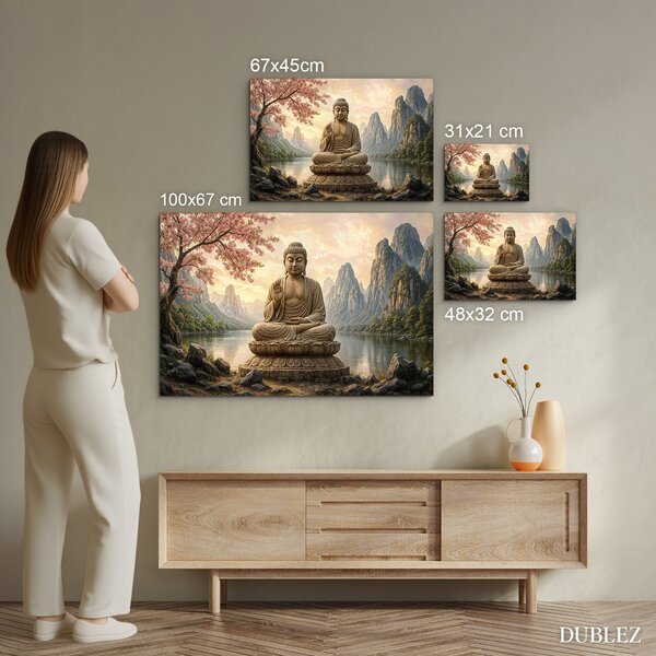 DUBLEZ | Farebný obraz na stenu - Buddha | UV potlač, Premium