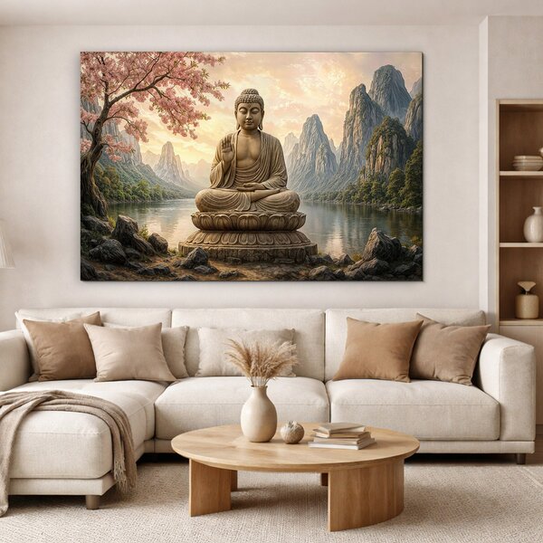DUBLEZ | Farebný obraz na stenu - Buddha | UV potlač, Premium