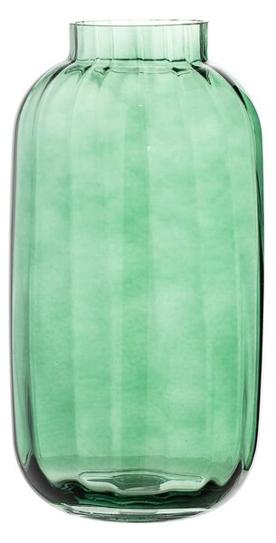 Zelená sklenená váza Bloomingville Amy