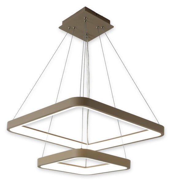 BRILAGI - LED stmievateľný závesný luster na lanku FALCON SLIM LED/78W/230V béžový + diaľkové ovládanie