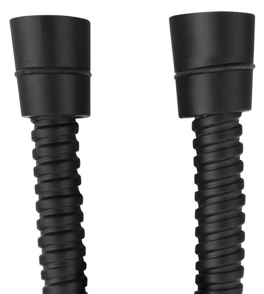 Sapho Sapho, POWERFLEX Sprchová hadica, 120cm, čierna mat, FLEX120B