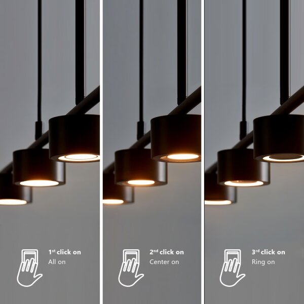 Nordlux - LED Stmievateľný luster na lanku CLYDE 4xLED/4W/230V