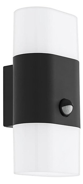 Eglo 97314 - LED Vonkajšie nástenné svietidlo so senzorom FAVRIA 1 2xLED/5,5W/230V