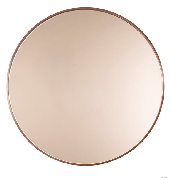 Zrkadlo Scandi Mono copper Rozmer: Ø 110 cm