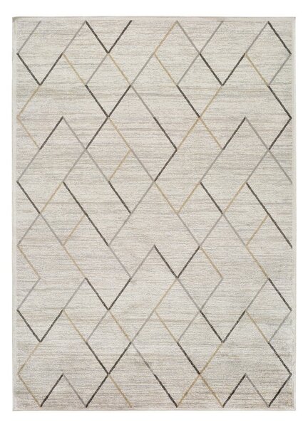 Krémový koberec z viskózy Universal Belga, 140 x 200 cm