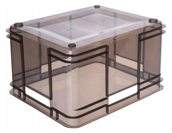 Keeeper Úložný box pre domácnosť aj dielňu, BRUNO XL, 28L, 43 x 35 x 24 cm, dymový