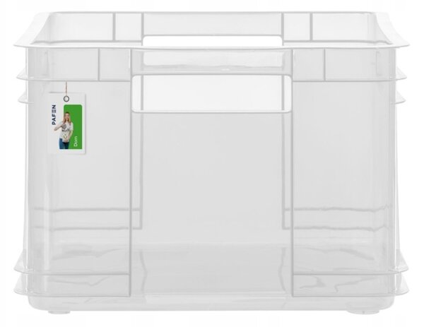 Keeeper Úložný box pre domácnosť aj dielňu, BRUNO XL, 28L, 43 x 35 x 24 cm, transparentný
