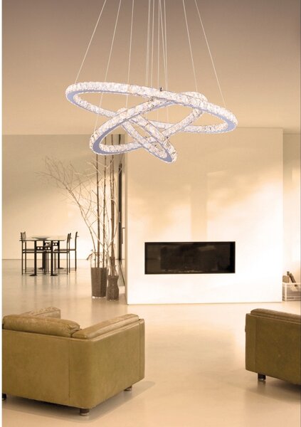 Globo 67037-76 LED závesné stropné svietidlo Marilyn 1x76W | 3000-4000-6000K - s diaľkovým ovládačom