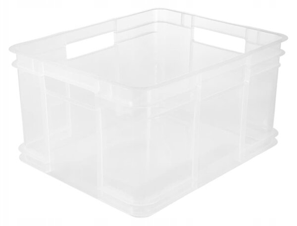 Keeeper Úložný box pre domácnosť aj dielňu, BRUNO XXL, 54L, 52 x 43 x 28 cm, transparentný