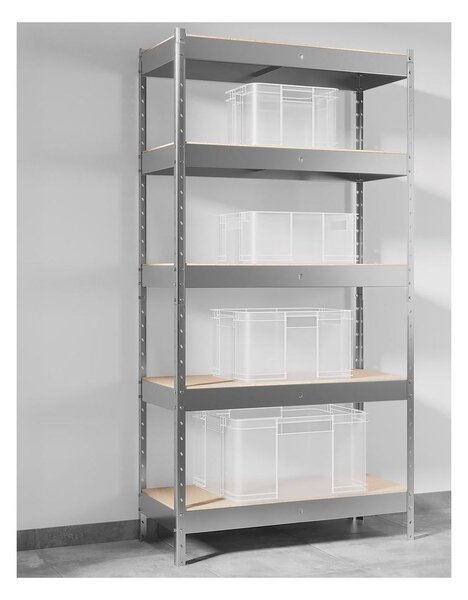 Keeeper Úložný box pre domácnosť aj dielňu, BRUNO M, 16L, 35 x 27 x 21 cm, transparentný