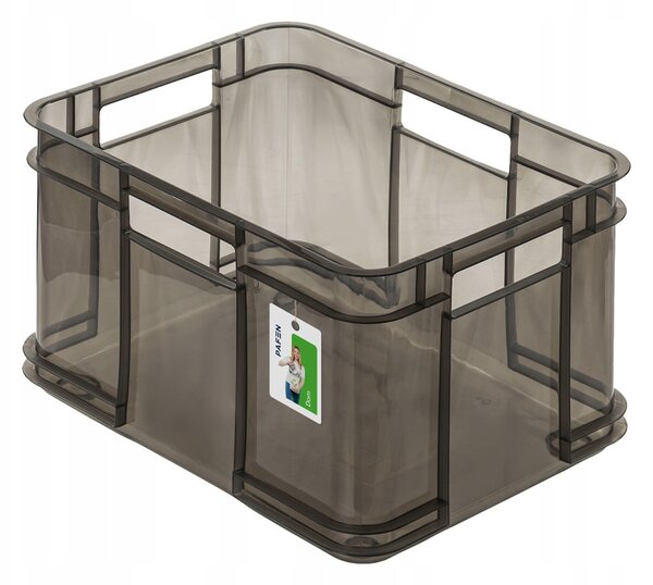 Keeeper Úložný box pre domácnosť aj dielňu, BRUNO M, 16L, 35 x 27 x 21 cm, dymový